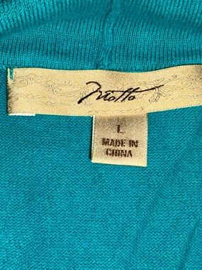 Violetto Teal Knit Top - Size L